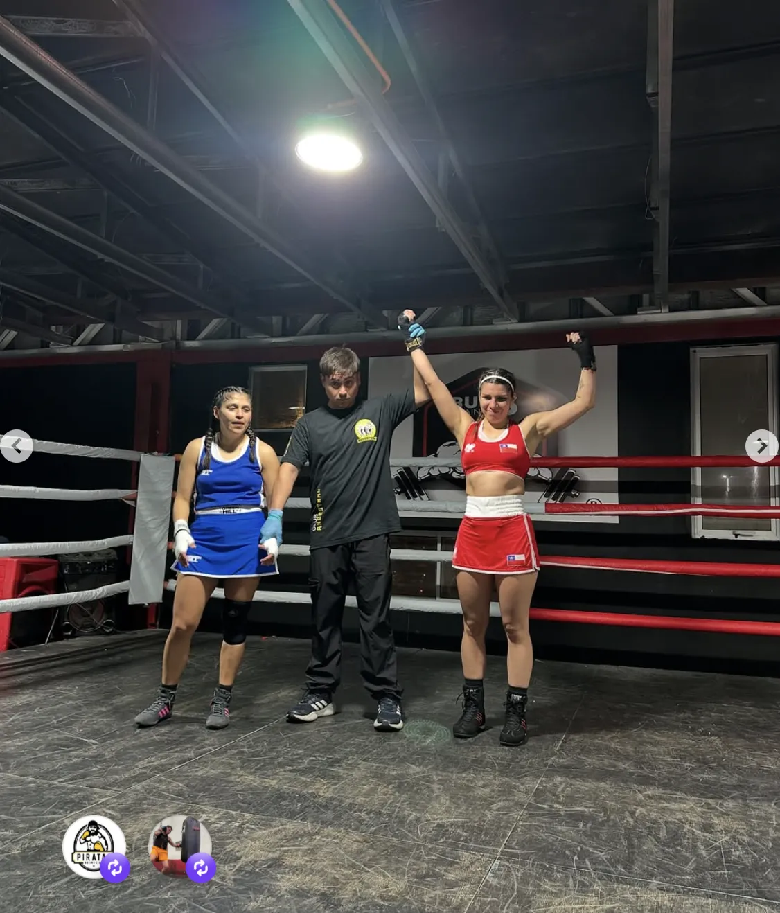 Victoria en el ring